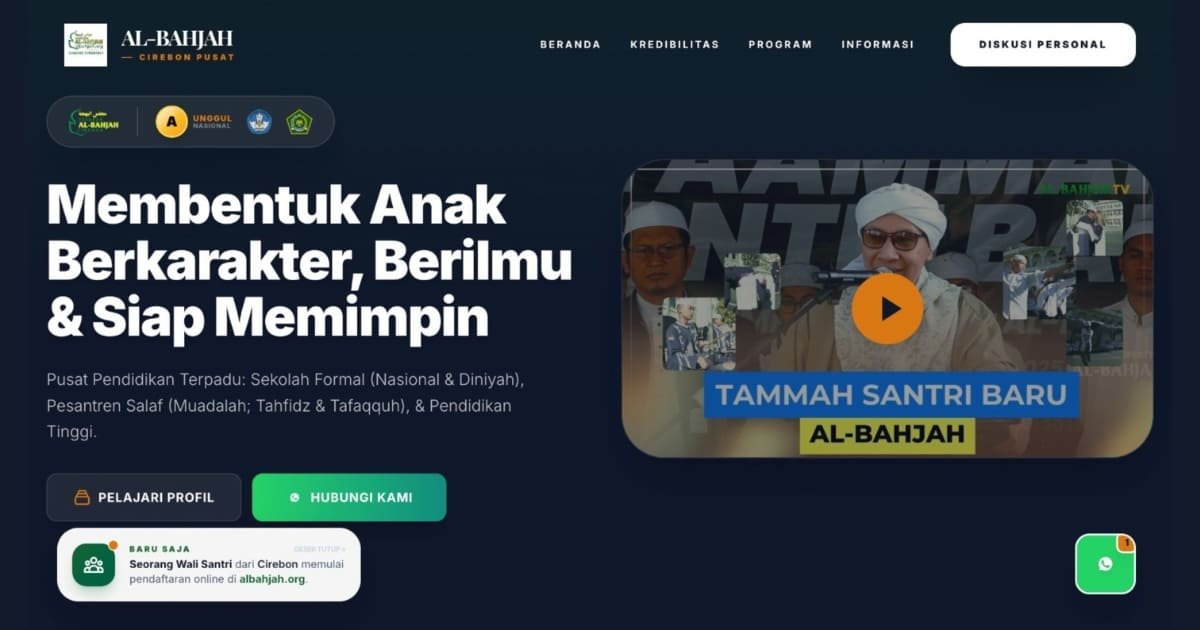 Peluang Santri Masuk IPB, Al-Bahjah Bahas Jalur SNBP, SNBT, dan BUD